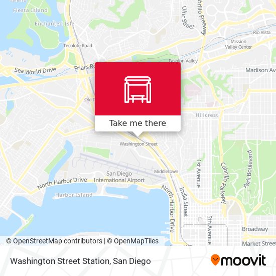 Mapa de Washington Street Station