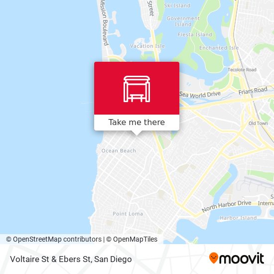 Mapa de Voltaire St & Ebers St