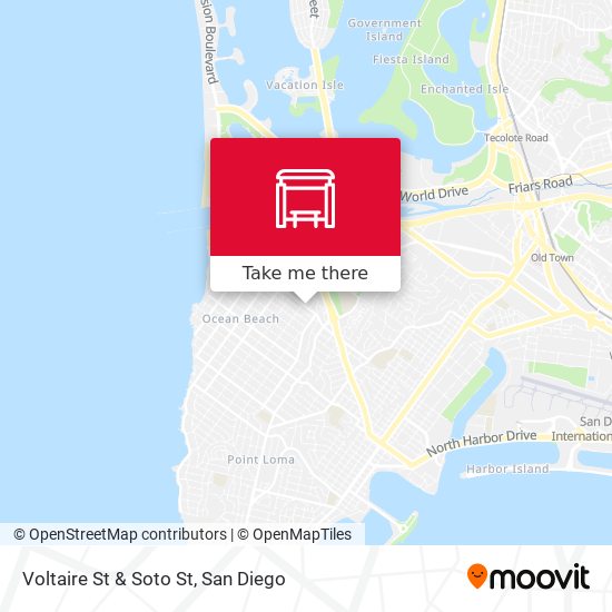 Mapa de Voltaire St & Soto St
