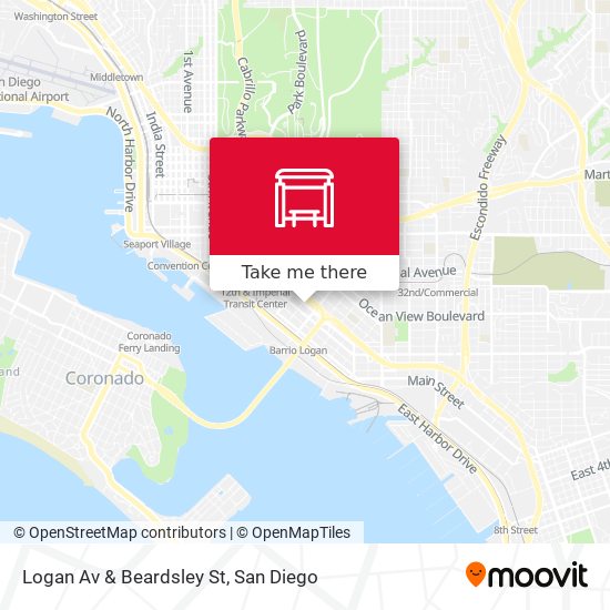 Mapa de Logan Av & Beardsley St
