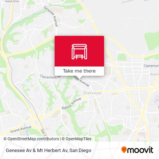 Mapa de Genesee Av & Mt Herbert Av