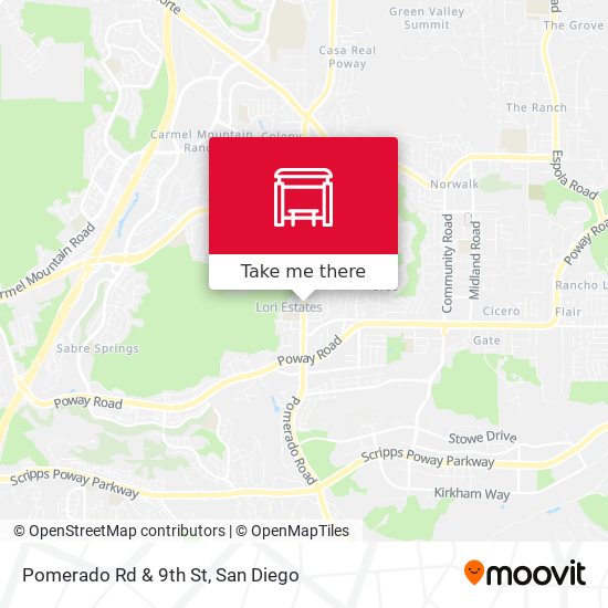 Mapa de Pomerado Rd & 9th St