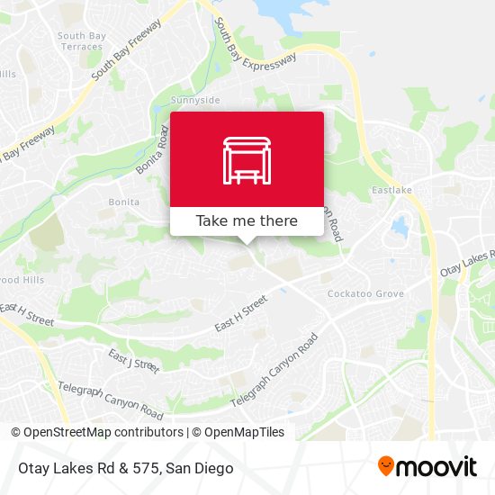 Mapa de Otay Lakes Rd & 575