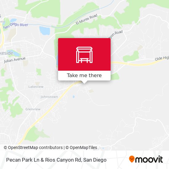 Pecan Park Ln & Rios Canyon Rd map