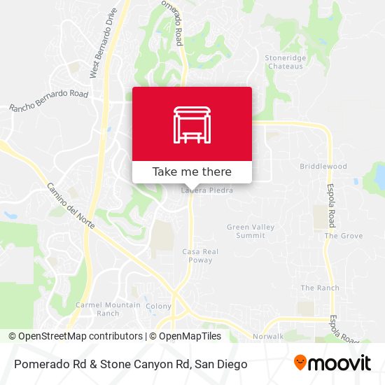 Mapa de Pomerado Rd & Stone Canyon Rd