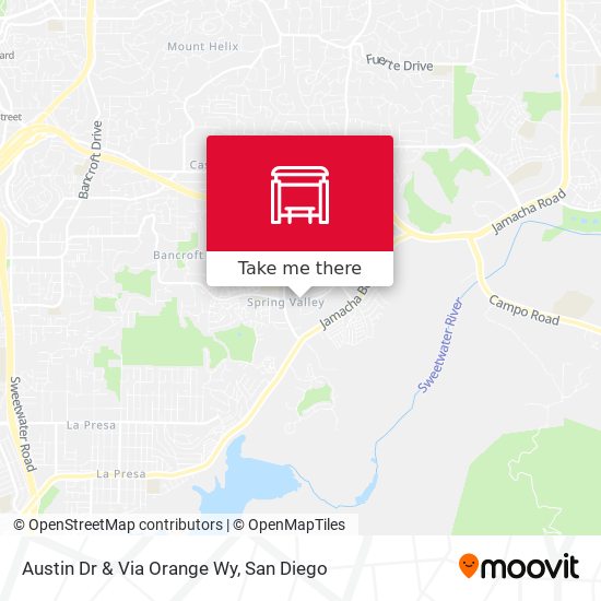 Mapa de Austin Dr & Via Orange Wy