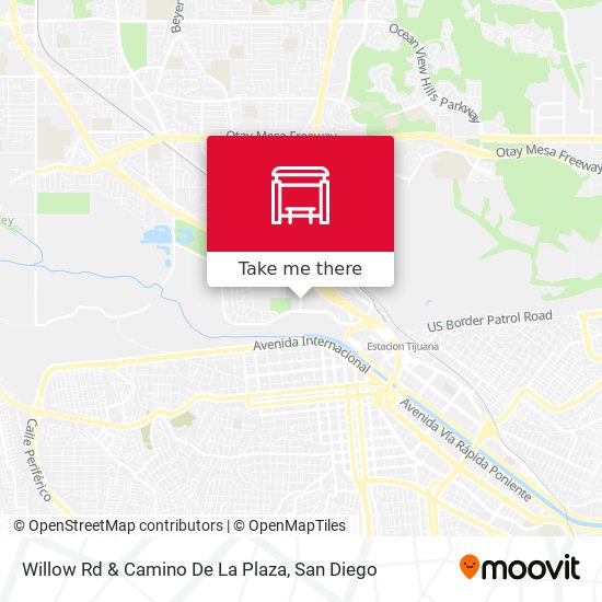 Willow Rd & Camino De La Plaza map