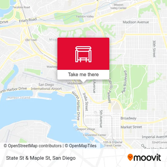 State St & Maple St map