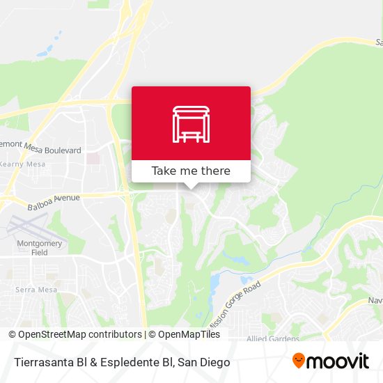 Mapa de Tierrasanta Bl & Espledente Bl