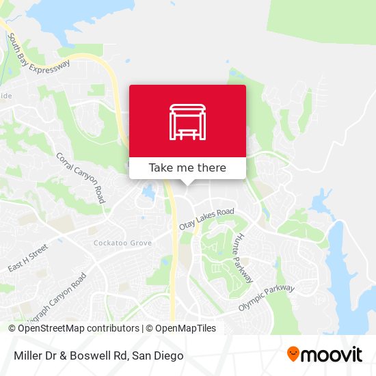 Mapa de Miller Dr & Boswell Rd