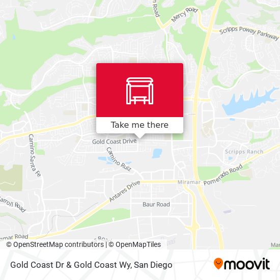Mapa de Gold Coast Dr & Gold Coast Wy
