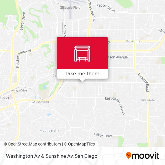 Mapa de Washington Av & Sunshine Av