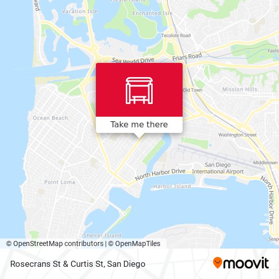 Mapa de Rosecrans St & Curtis St