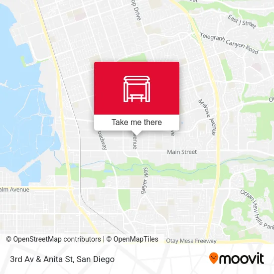 Mapa de 3rd Av & Anita St