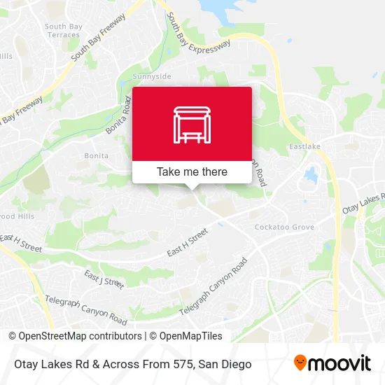 Otay Lakes Rd & Across From 575 map