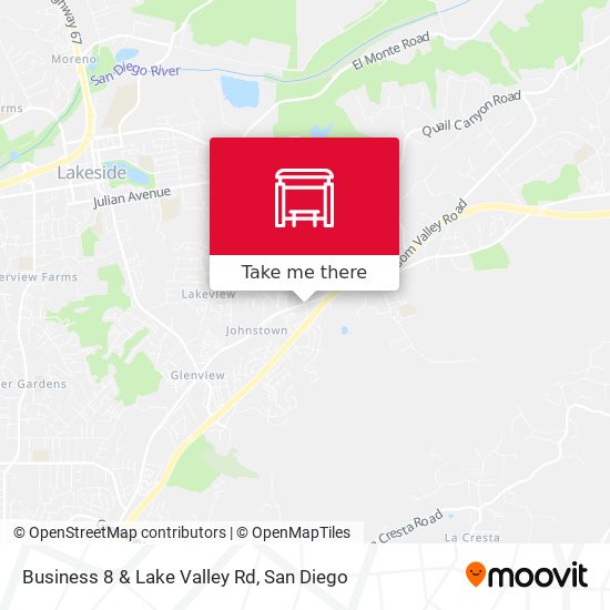 Business 8 & Lake Valley Rd map