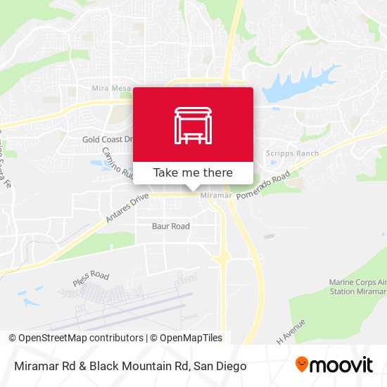 Mapa de Miramar Rd & Black Mountain Rd
