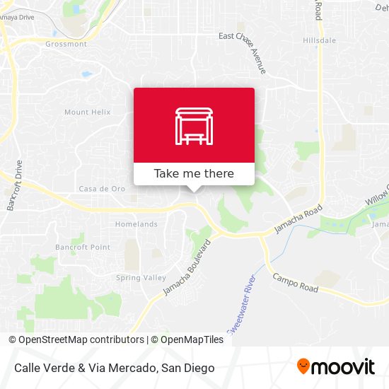 Mapa de Calle Verde & Via Mercado
