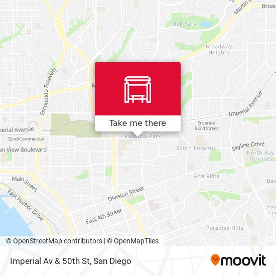 Mapa de Imperial Av & 50th St