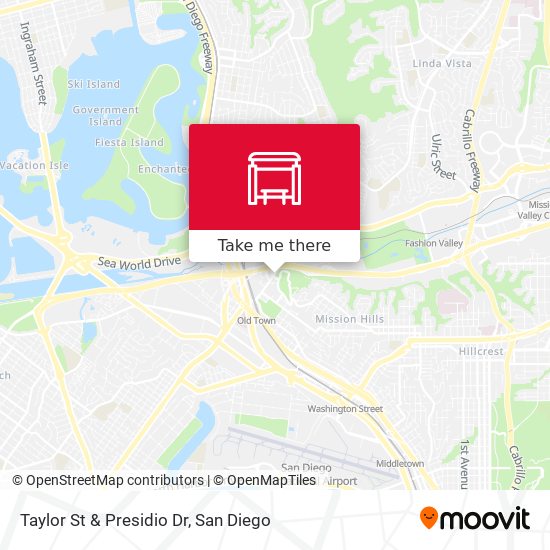 Mapa de Taylor St & Presidio Dr