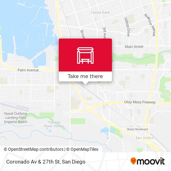 Coronado Av & 27th St map