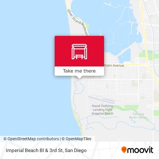 Mapa de Imperial Beach Bl & 3rd St
