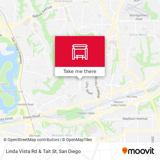 Mapa de Linda Vista Rd & Tait St