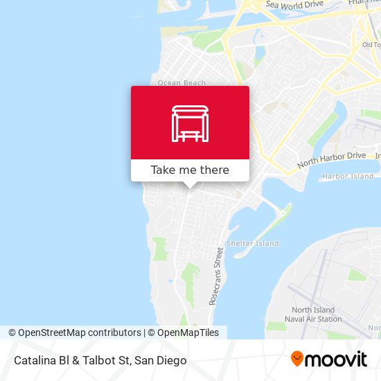 Catalina Bl & Talbot St map