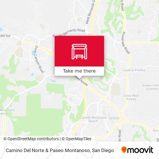 Camino Del Norte & Paseo Montanoso map