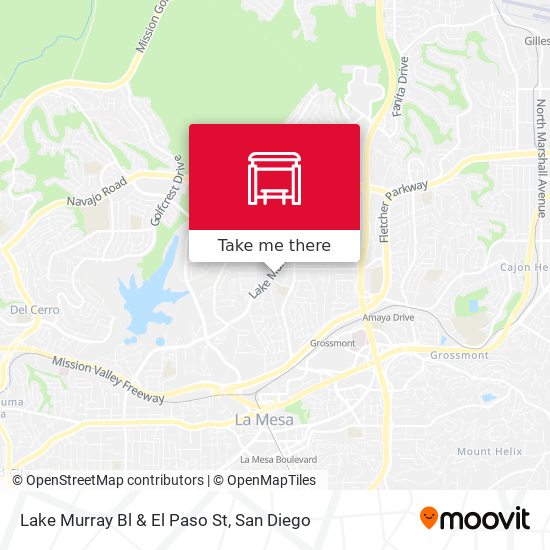 Mapa de Lake Murray Bl & El Paso St