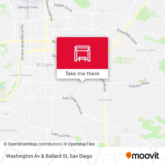 Washington Av & Ballard St map