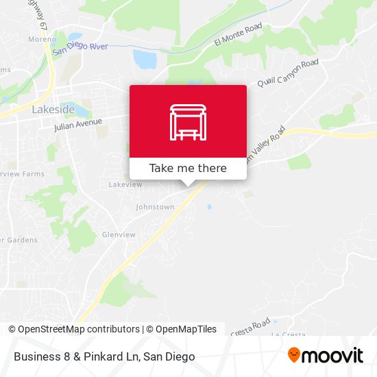 Business 8 & Pinkard Ln map