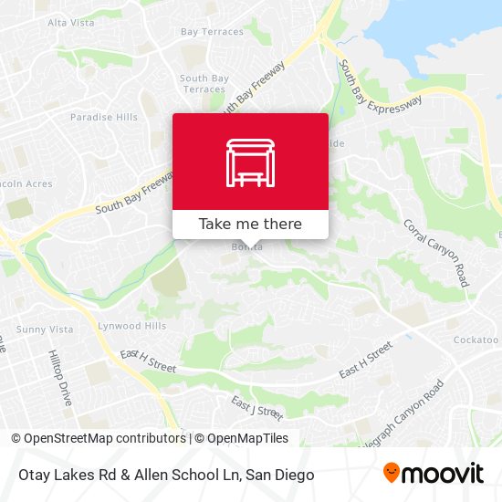 Otay Lakes Rd & Allen School Ln map