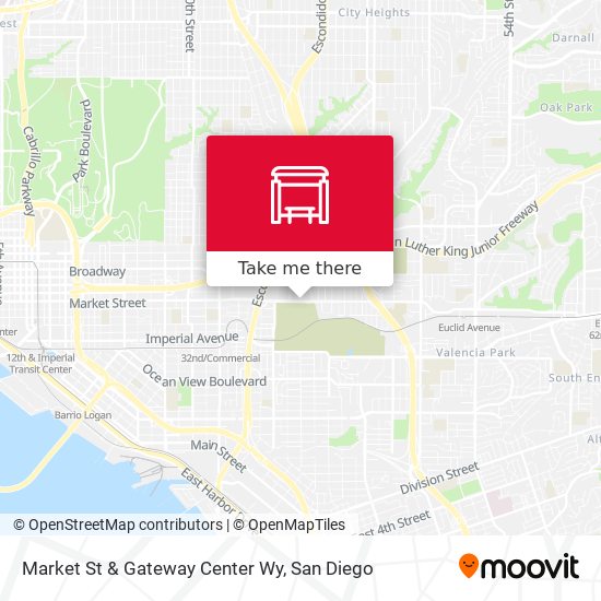 Mapa de Market St & Gateway Center Wy