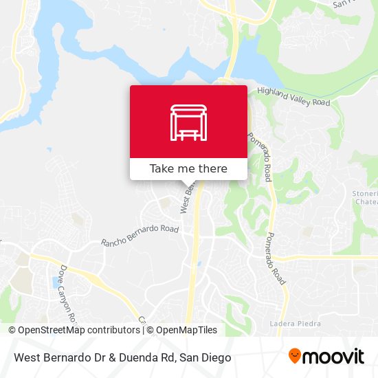 Mapa de West Bernardo Dr & Duenda Rd