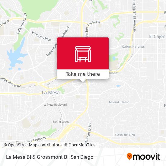 Mapa de La Mesa Bl & Grossmont Bl