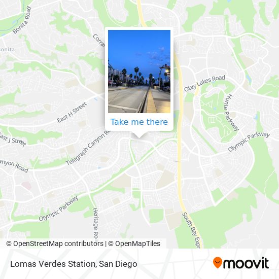 Mapa de Lomas Verdes Station