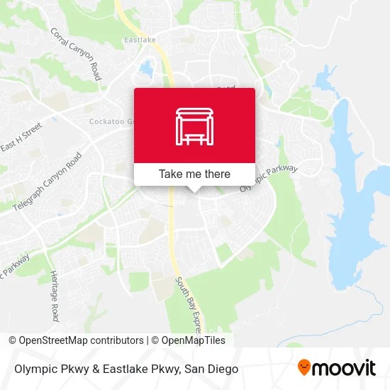 Olympic Pkwy & Eastlake Pkwy map
