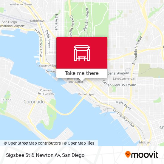 Mapa de Sigsbee St & Newton Av