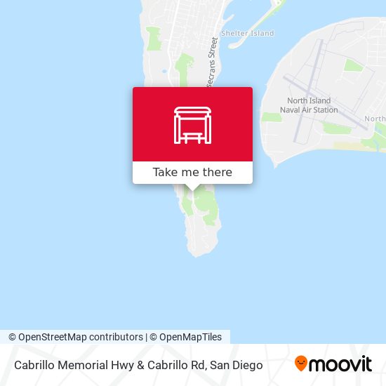 Cabrillo Memorial Hwy & Cabrillo Rd map