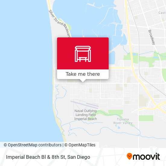 Mapa de Imperial Beach Bl & 8th St