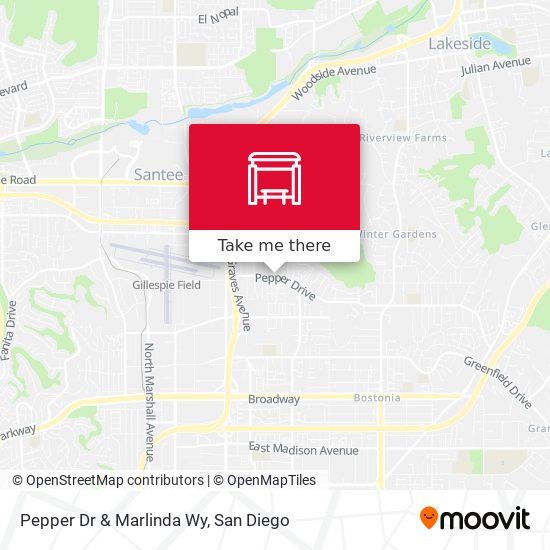 Pepper Dr & Marlinda Wy map