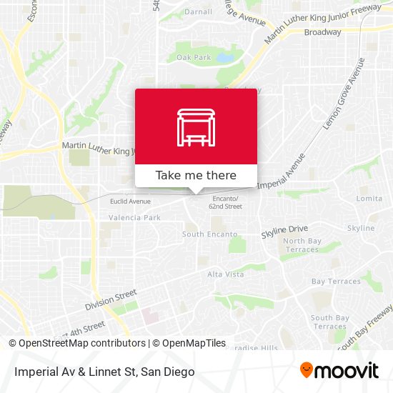 Imperial Av & Linnet St map