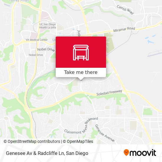 Genesee Av & Radcliffe Ln map