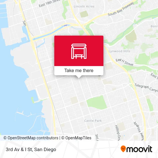 Mapa de 3rd Av & I St