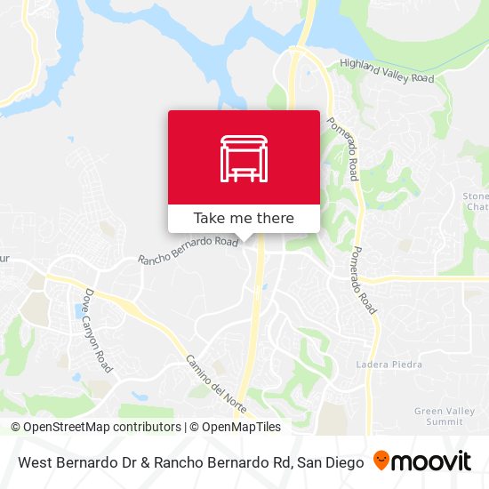 West Bernardo Dr & Rancho Bernardo Rd map