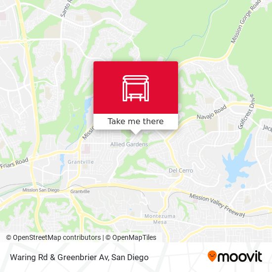 Waring Rd & Greenbrier Av map
