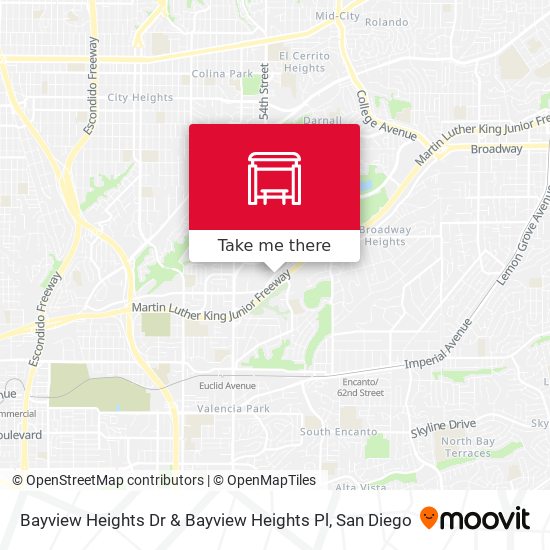 Bayview Heights Dr & Bayview Heights Pl map