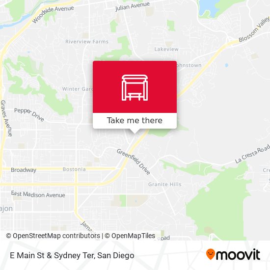 Mapa de E Main St & Sydney Ter