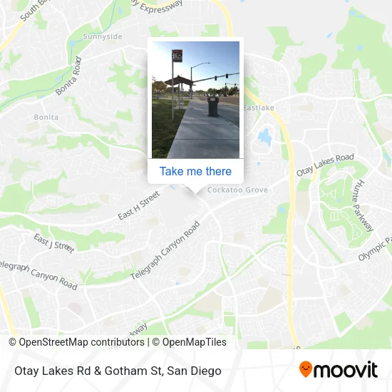 Otay Lakes Rd & Gotham St map